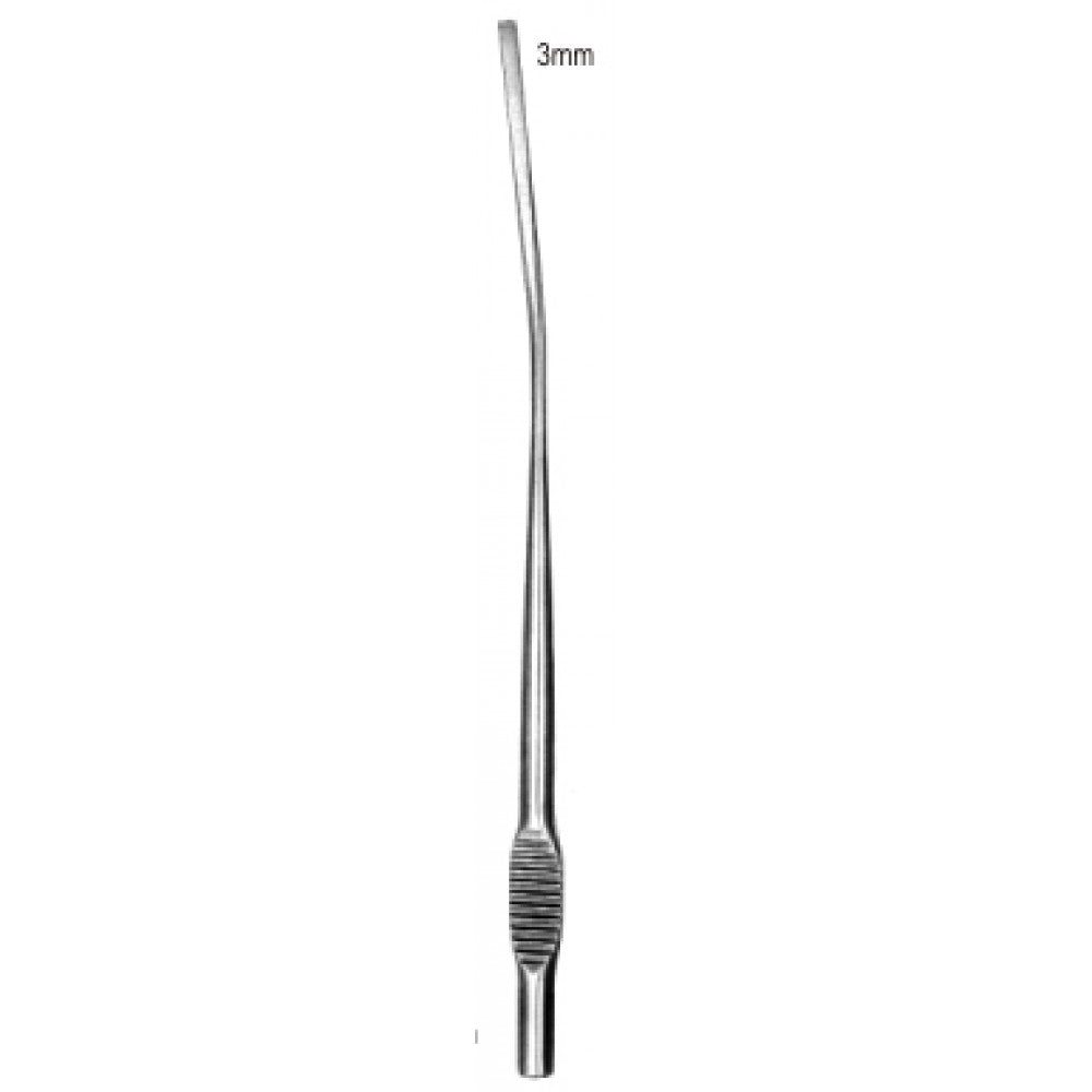 Bone Osteotome angled 3mm, 19cm - Surgix Instruments Stainless Steel Medical Instrument