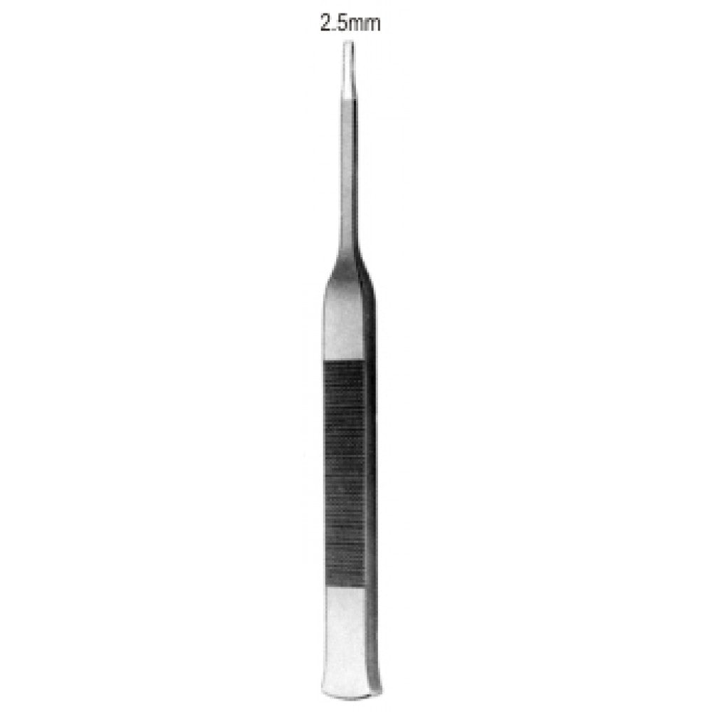 Tessier Osteotome Straight flat handle 2.5mm 16cm - Surgix Instruments Stainless Steel Medical Instrument