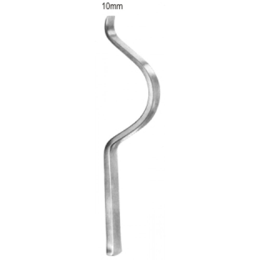 Grotepass Swan's Neck Osteotome 10mm, 14.5cm – Surgix Instruments