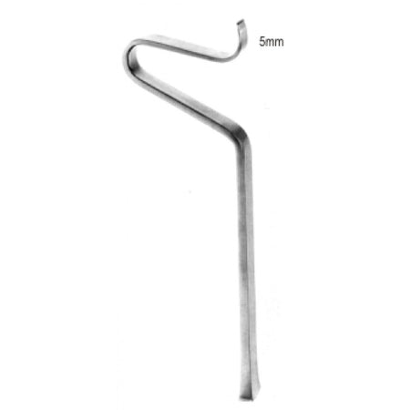 Swan's Neck Maxillary Osteotome 5mm, 16cm - Surgix Instruments Stainless Steel Medical Instrument