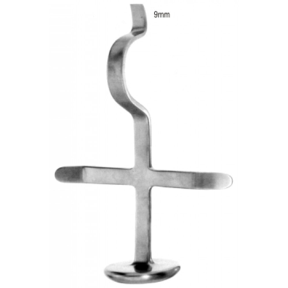 Swan's Neck Maxillary Osteotome 9mm, 17.5cm - Surgix Instruments Stainless Steel Medical Instrument