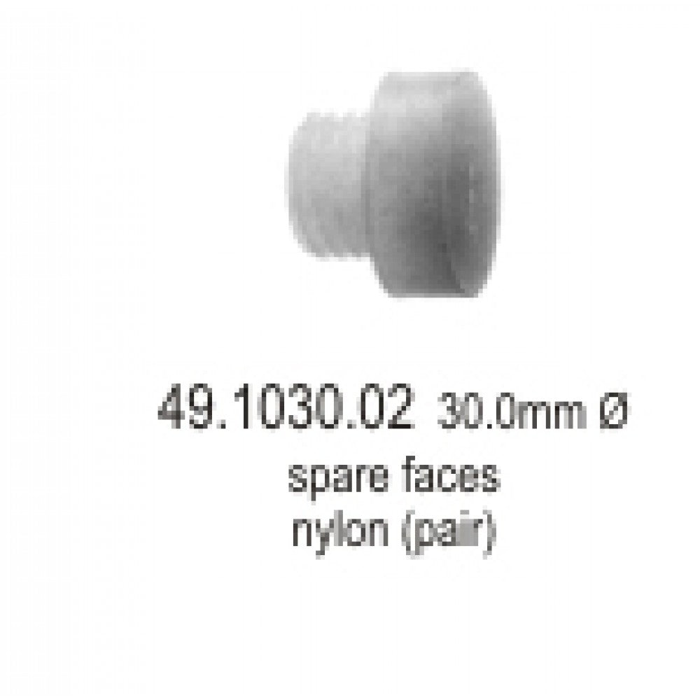 Spare Nylon Face for Bone Mallet 30mm (pair) - Surgix Instruments Stainless Steel Medical Instrument