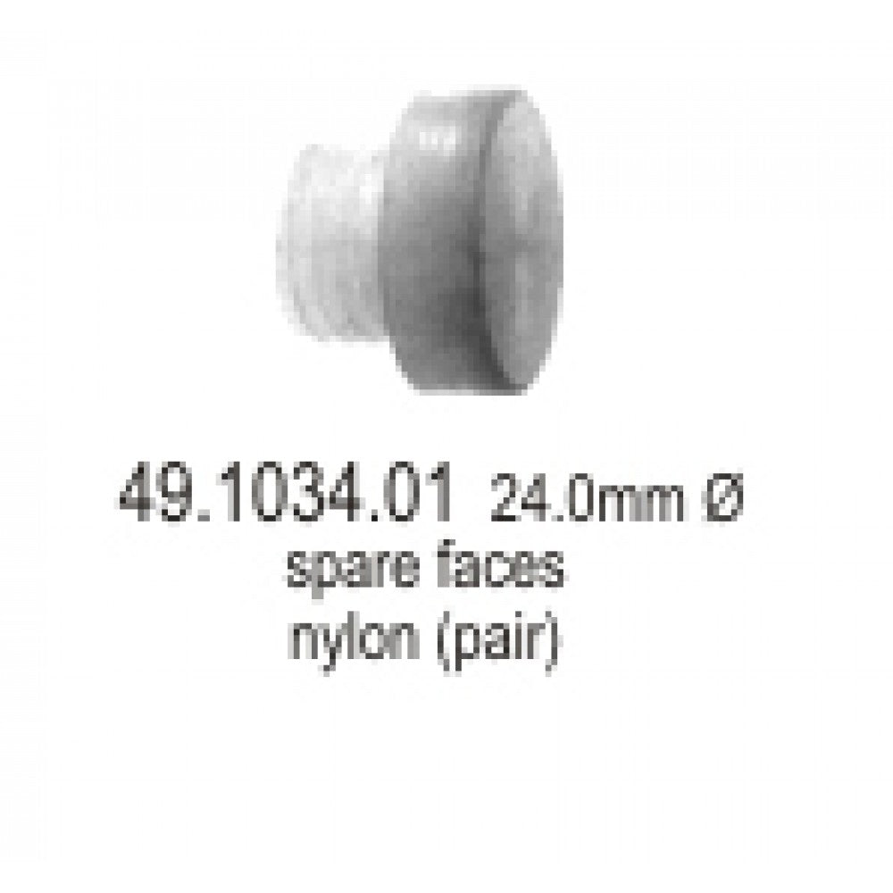 Spare Nylon Face for Bone Mallet 24mm (pair) - Surgix Instruments Stainless Steel Medical Instrument