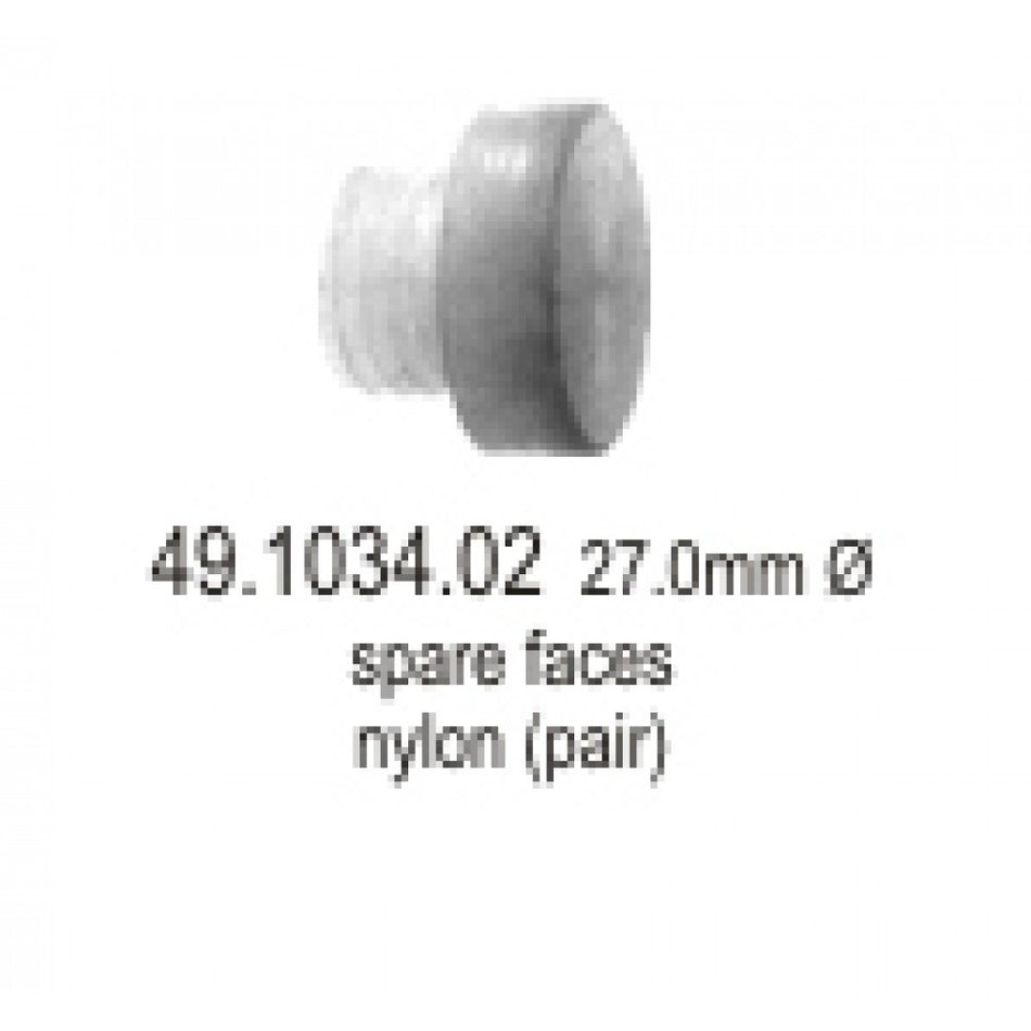 Spare Nylon Face for Bone Mallet 27mm (pair) - Surgix Instruments Stainless Steel Medical Instrument