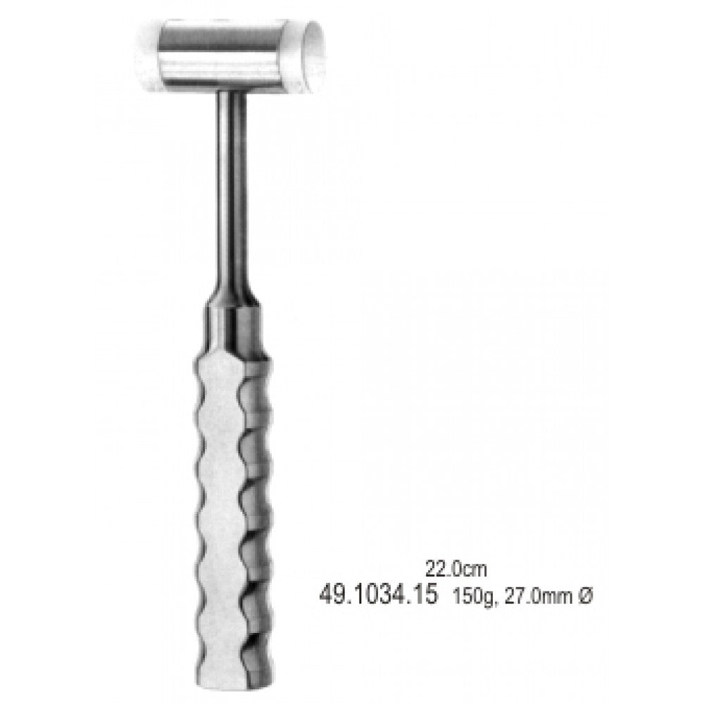 Bone Mallet with changeable face 150g 27mm 22cm - Surgix Instruments Stainless Steel Medical Instrument