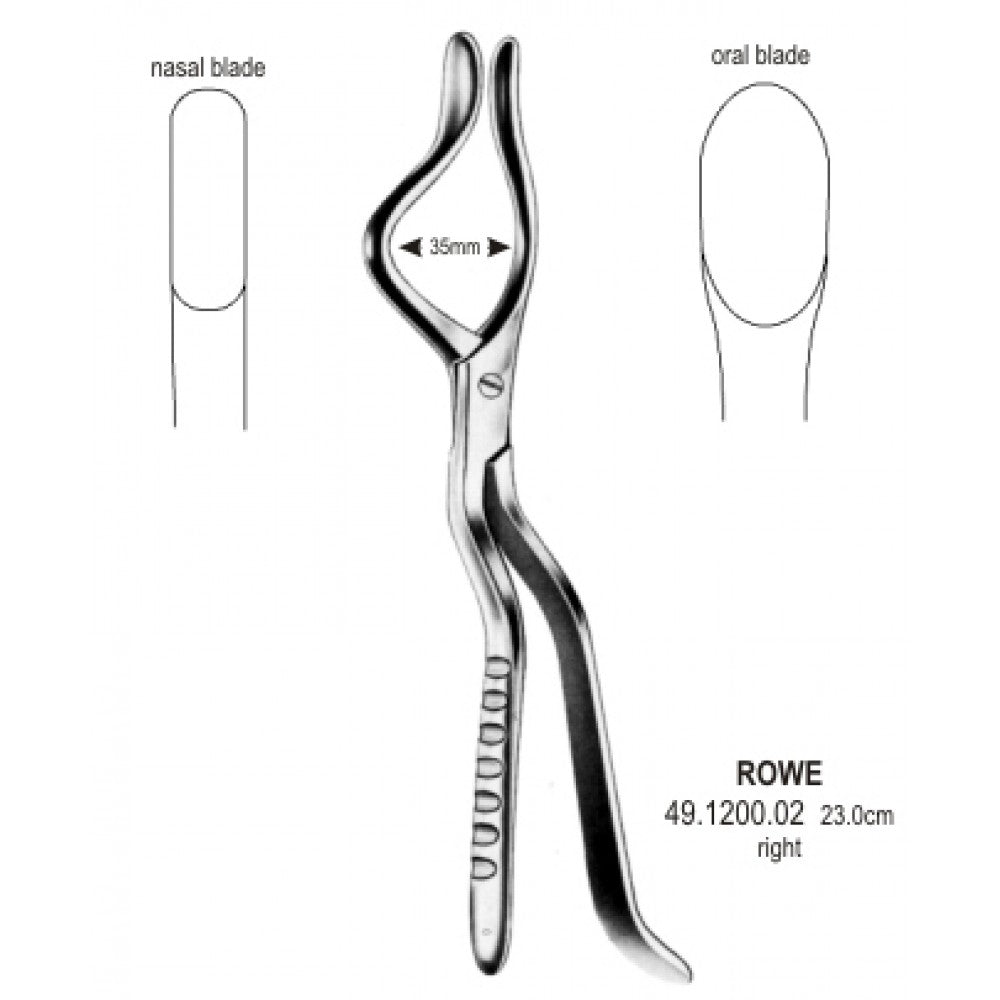 Rowe Disimpaction Forceps right 35mm, 23cm - Surgix Instruments Stainless Steel Medical Instrument