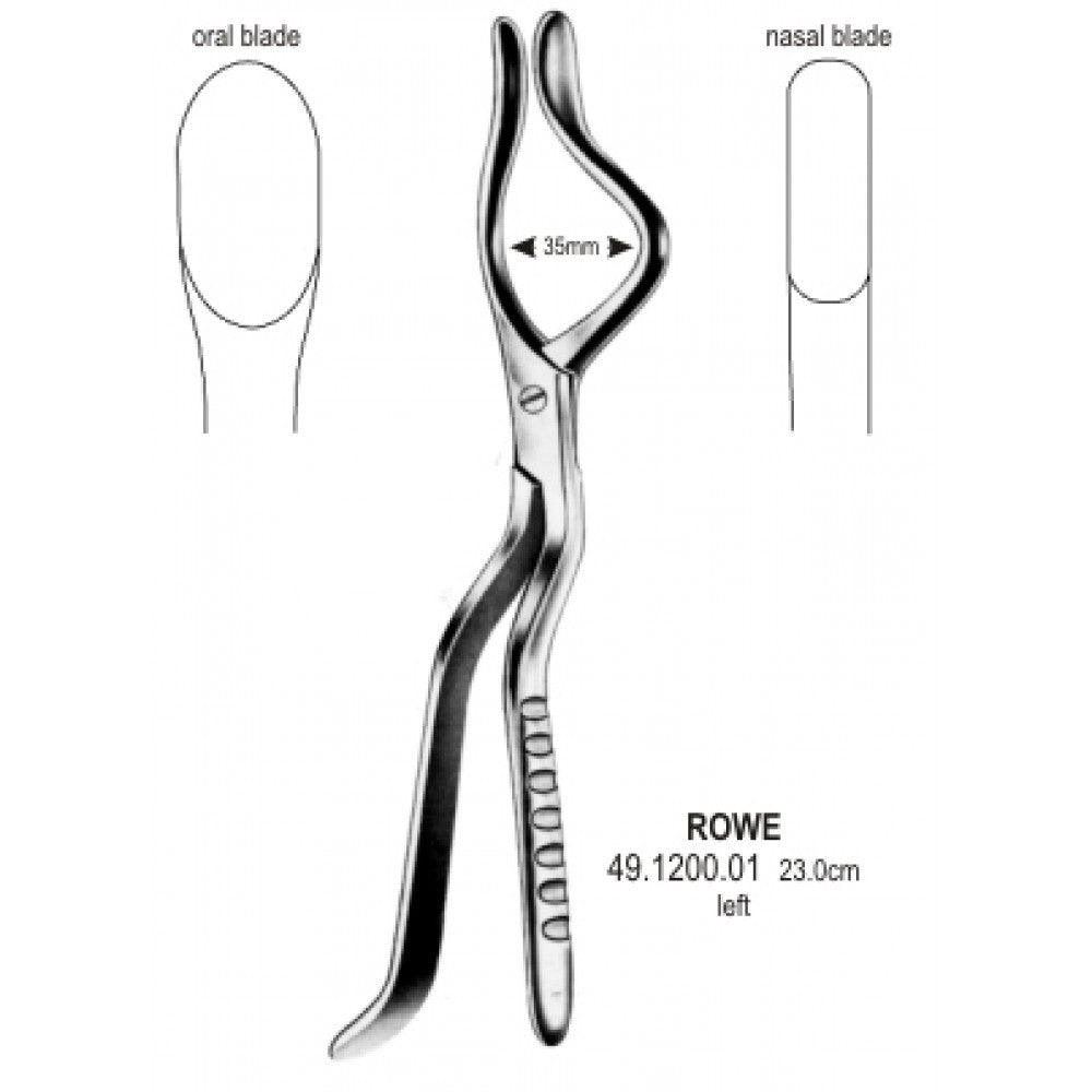 Rowe Disimpaction Forceps left 35mm, 23cm - Surgix Instruments Stainless Steel Medical Instrument