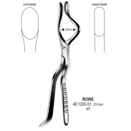 Rowe Disimpaction Forceps left 35mm, 23cm - Surgix Instruments Stainless Steel Medical Instrument