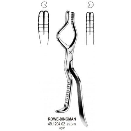 Rowe Dingman Disimpaction Forceps right 25cm - Surgix Instruments Stainless Steel Medical Instrument