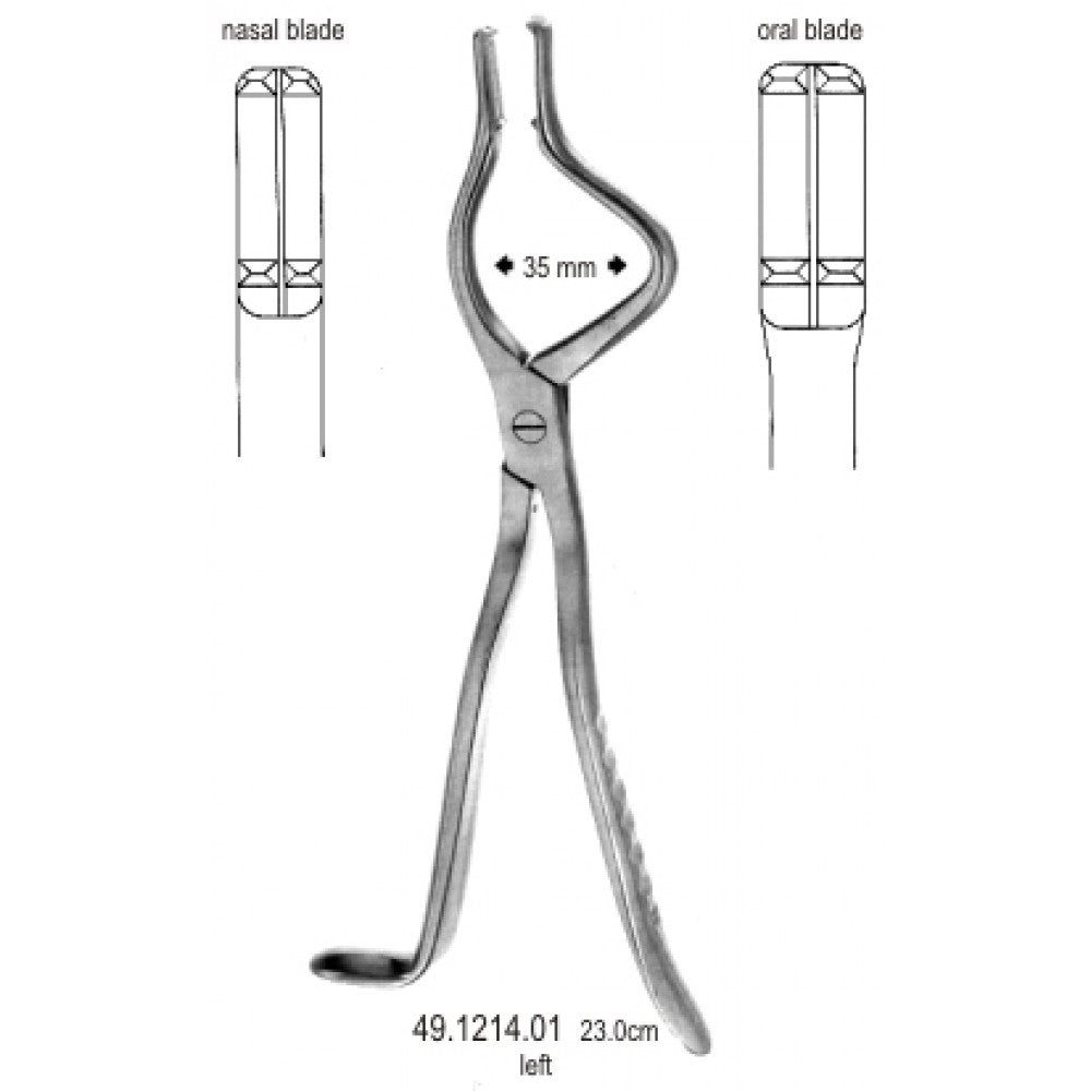 Disimpaction Forceps left 35mm, 23cm - Surgix Instruments Stainless Steel Medical Instrument