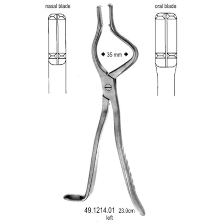 Disimpaction Forceps left 35mm, 23cm - Surgix Instruments Stainless Steel Medical Instrument