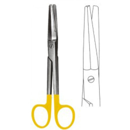 Tessier Dissecting Scissors Straight 16.5cm Tungsten Carbide Inlays - Surgix Instruments