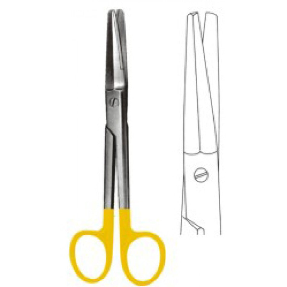 Tessier Dissecting Scissors Straight 16.5cm Tungsten Carbide Inlays - Surgix Instruments