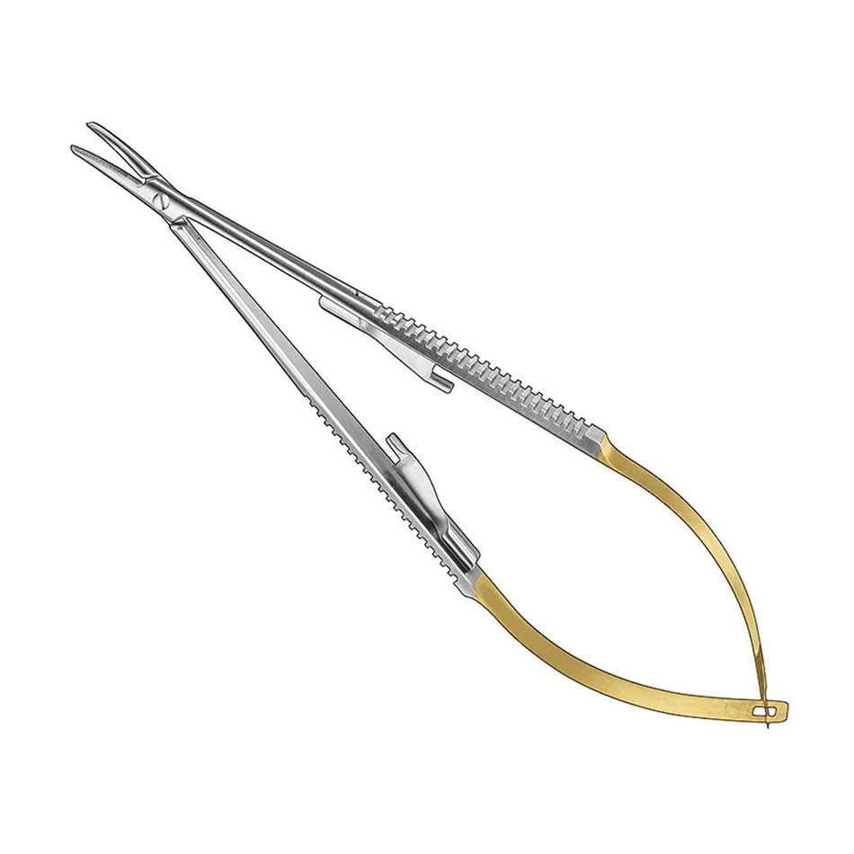 CASTROVIEJO, needle holder, 18 cm, Straight., TC – Micro Needle Holders | Surgix Instruments