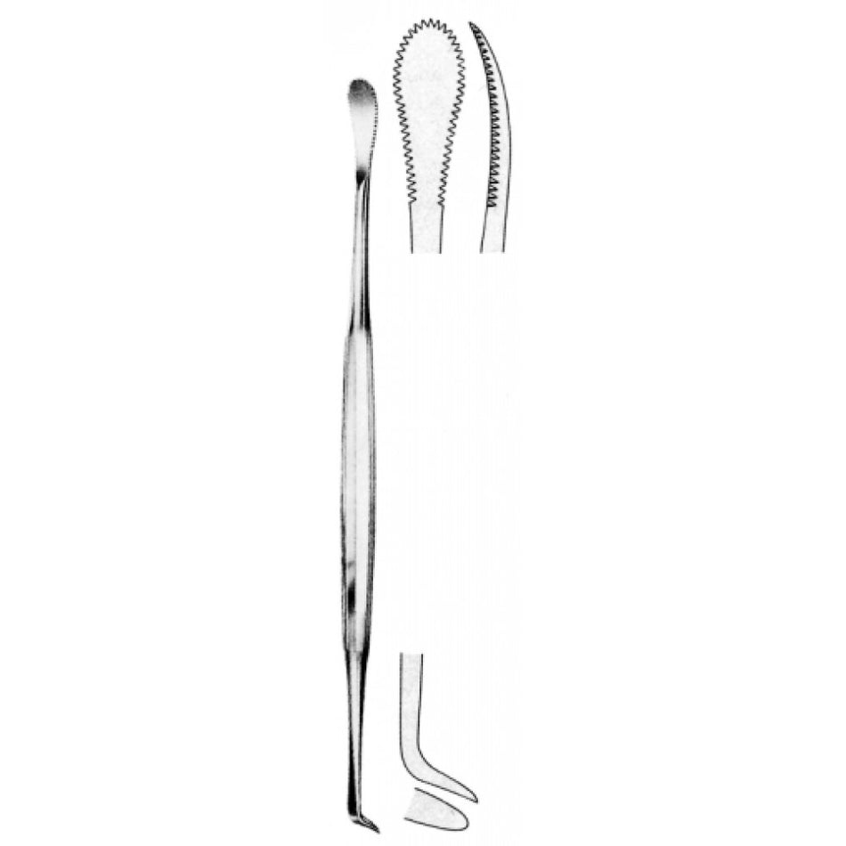Henke Tonsil Dissector D/E 12mm, 23.5cm – Surgix Instruments Tonsil Instrument, SKU 50.0124.23