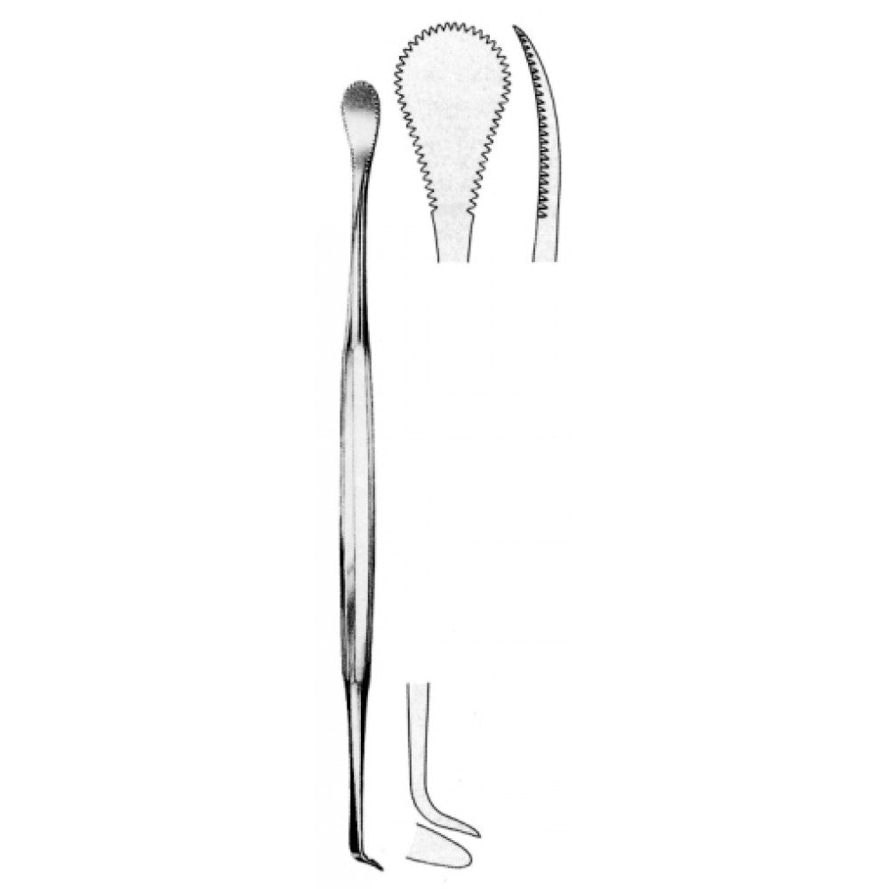 Henke Tonsil Dissector D/E 17mm, 23.5cm – Surgix Instruments Tonsil Instrument, SKU 50.0130.23