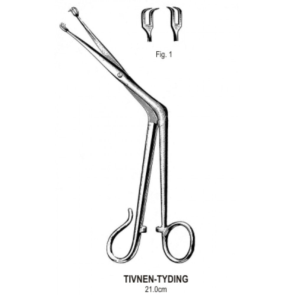 Tivnen-Tyding Tonsil Seizing Forceps 2x2T, 21cm – Surgix Instruments Tonsil Instrument, SKU 50.0170.21