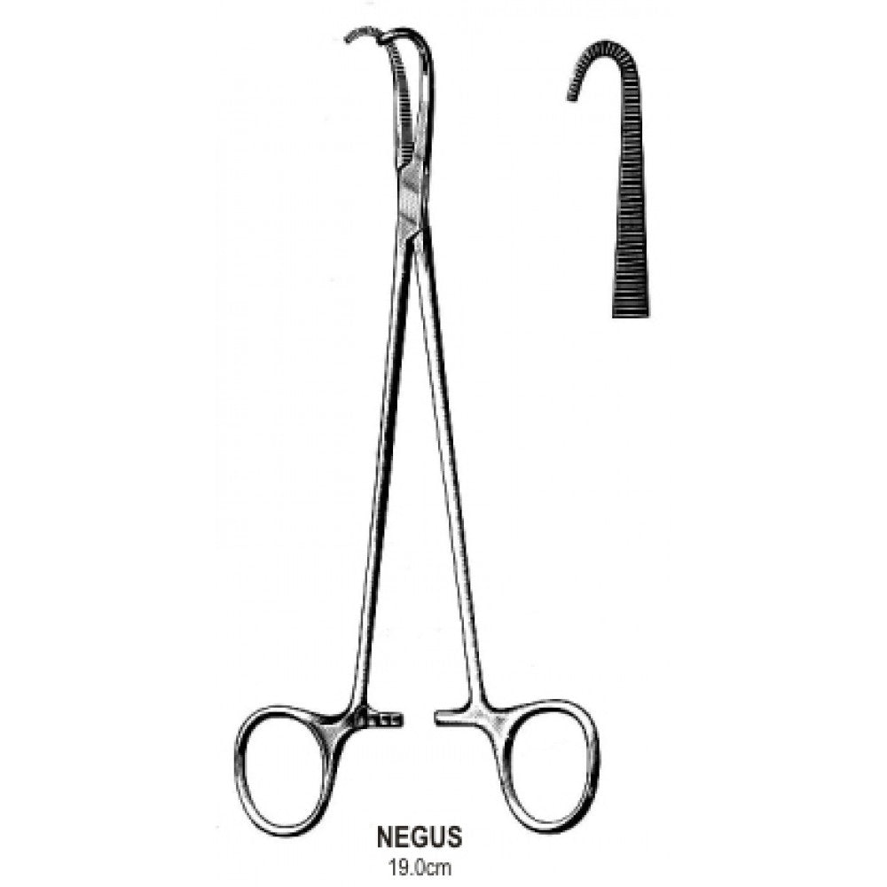 Negus Tonsil Forceps Curved Fig.2, 19cm – Surgix Instruments Tonsil Instrument, SKU 50.0232.19