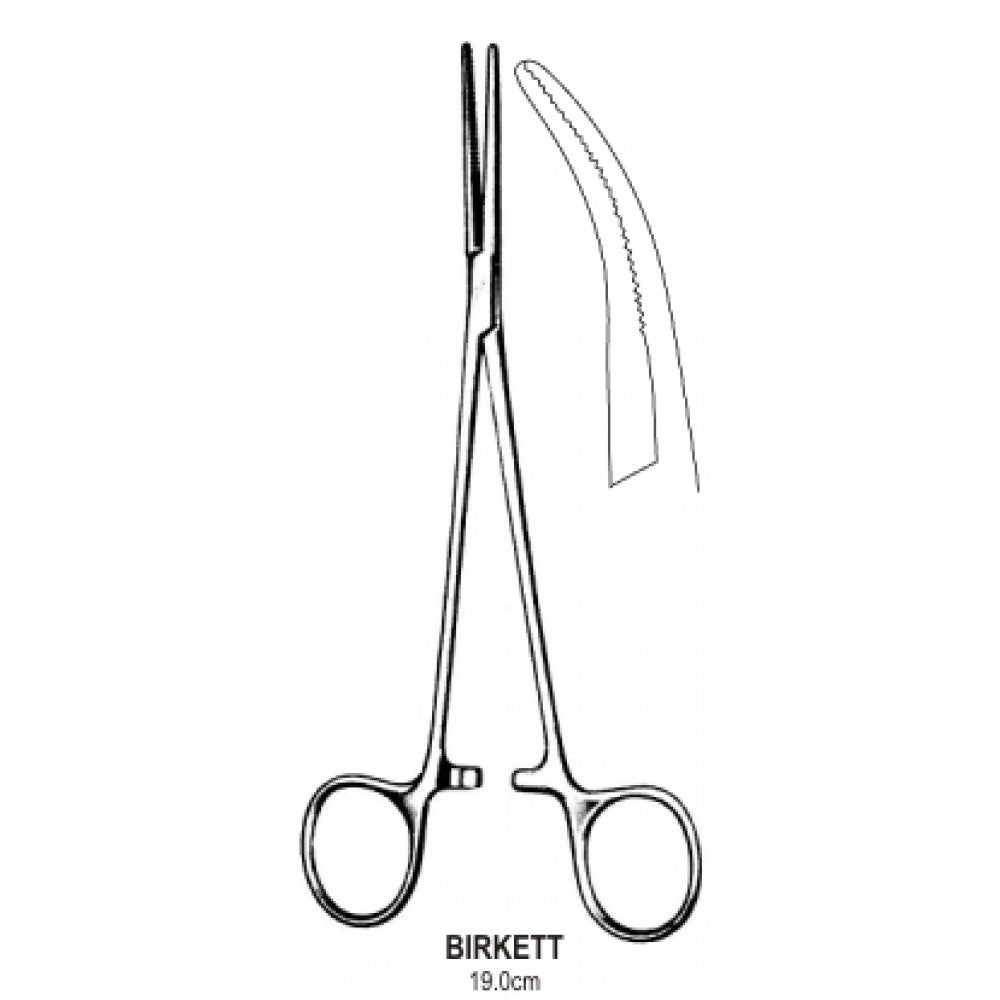 Birkett Tonsil Artery Forceps Curved to side 19cm – Surgix Instruments Tonsil Instrument, SKU 50.0243.19