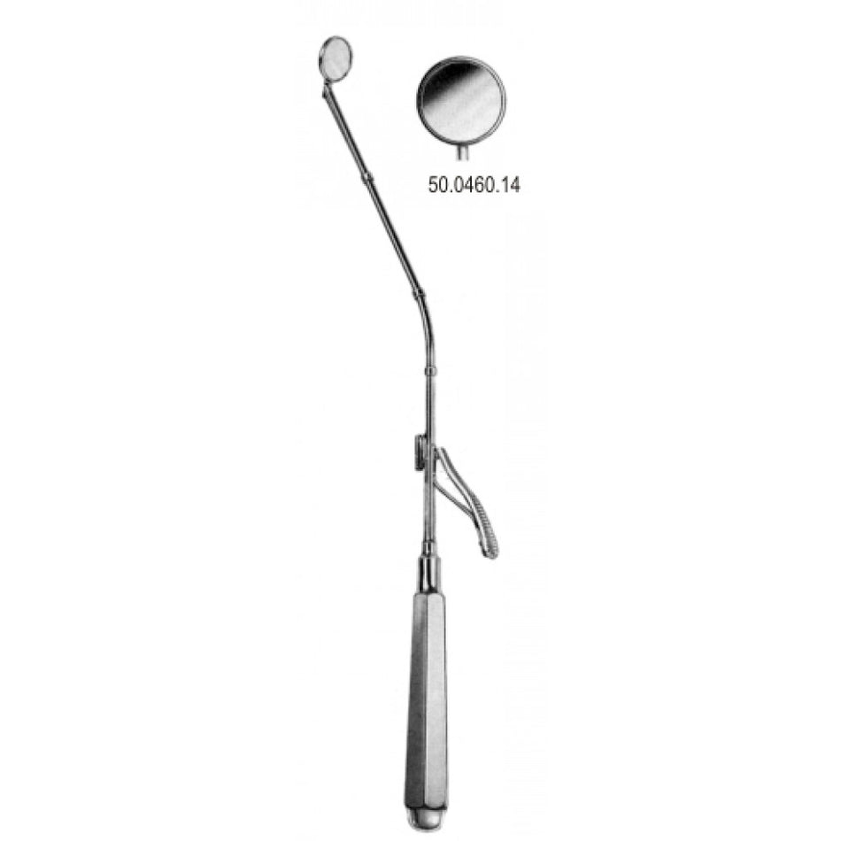 Michel Rhinology Mirror 14mm, 25cm – Surgix Instruments Tonsil Instrument, SKU 50.0460.14