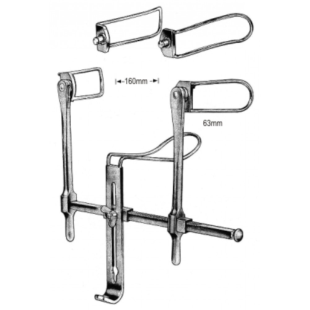 Gosset Bladder Retractor 160mm – Surgix Instruments Urology Instrument, SKU 58.0040.00