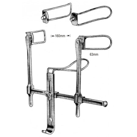Gosset Bladder Retractor 160mm – Surgix Instruments Urology Instrument, SKU 58.0040.00