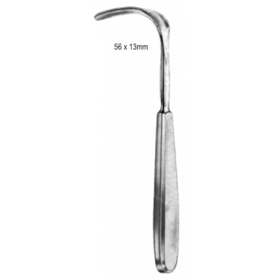 Braun Vaginal Retractor 56x13mm 18cm – Surgix Instruments vaginal retractors, SKU 60.0100.18