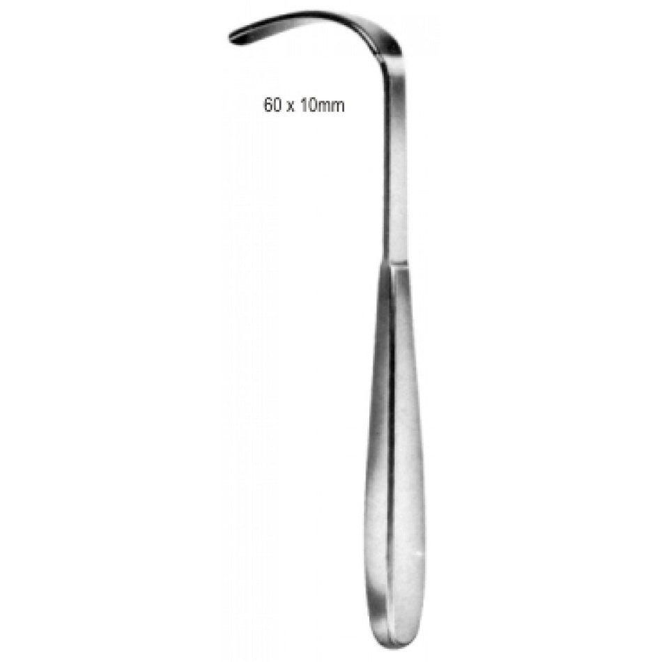 Braun Vaginal Retractor 60x10mm 18cm – Surgix Instruments vaginal retractors, SKU 60.0102.18