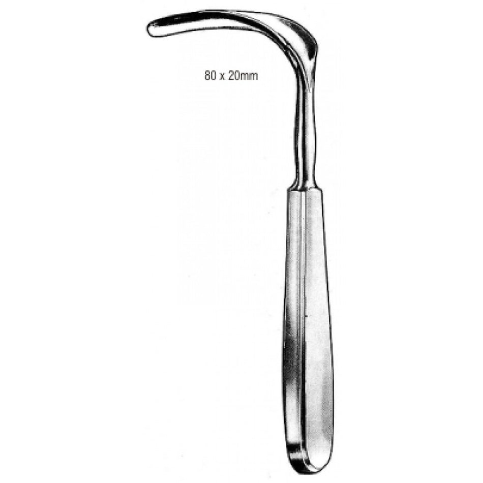 Ulrich Vaginal Retractor 80x20mm 19.5cm – Surgix Instruments vaginal retractors, SKU 60.0110.19