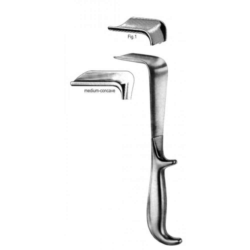 Doyen Vaginal Speculum med/concave 55x35mm – Surgix Instruments vaginal speculums and related accessories, SKU 60.0210.01