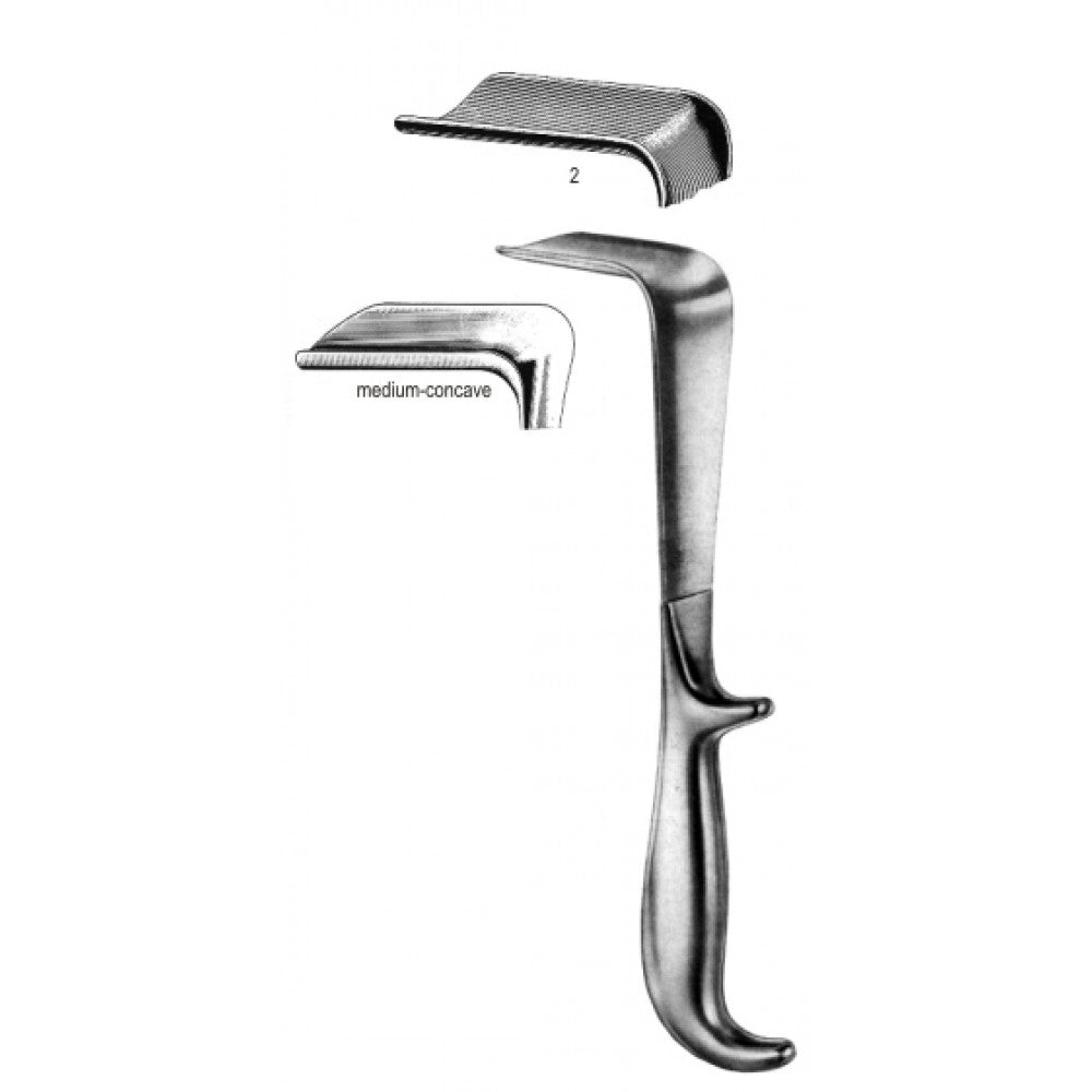 Doyen Vaginal Speculum med/concave 85x35mm – Surgix Instruments vaginal speculums and related accessories, SKU 60.0210.02