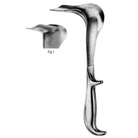 Doyen Vaginal Specula 75x45mm Fig.1 – Surgix Instruments vaginal speculums and related accessories, SKU 60.0220.01