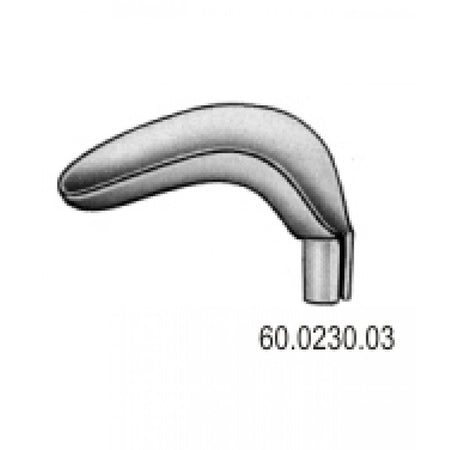 Blade for Scherbak Vaginal Speculum 90x40mm – Surgix Instruments vaginal speculums and related accessories, SKU 60.0230.03