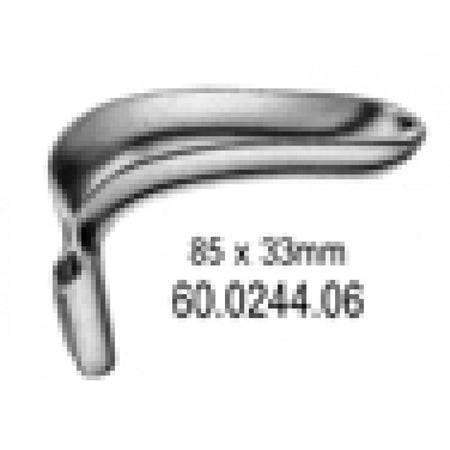 Blade for Bozemann Vaginal Retractor 85x33mm – Surgix Instruments vaginal retractors, SKU 60.0244.06