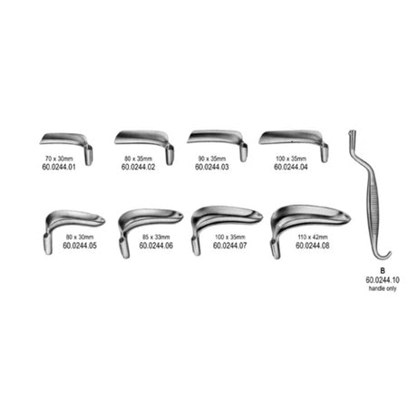 Bozemann Vaginal Speculum compl. set w/handle – Surgix Instruments vaginal speculums and related accessories, SKU 60.0244.00