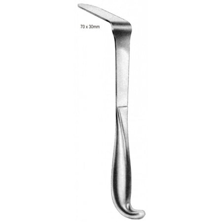 Doyen Vaginal Retractor 70x30mm, 24cm – Surgix Instruments vaginal retractors, SKU 60.0320.24