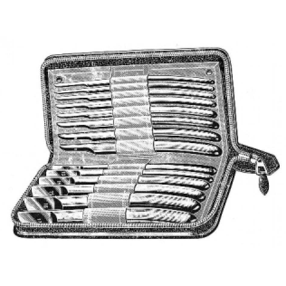 Hegar Uterine Dilator S/E set/26 in pouch (1 to 26mm dia) – Surgix Instruments uterine dilators, SKU 60.0352.00