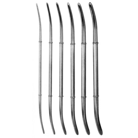 Hank Uterine Dilator set/6 w/o pouch – Surgix Instruments uterine dilators, SKU 60.0404.00