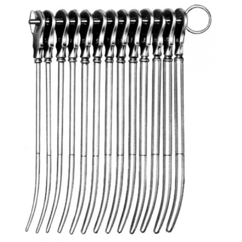 J.M.S.W.S type uterine dilator set/13, 1 to 13 – Surgix Instruments uterine dilators, SKU 60.0410.00