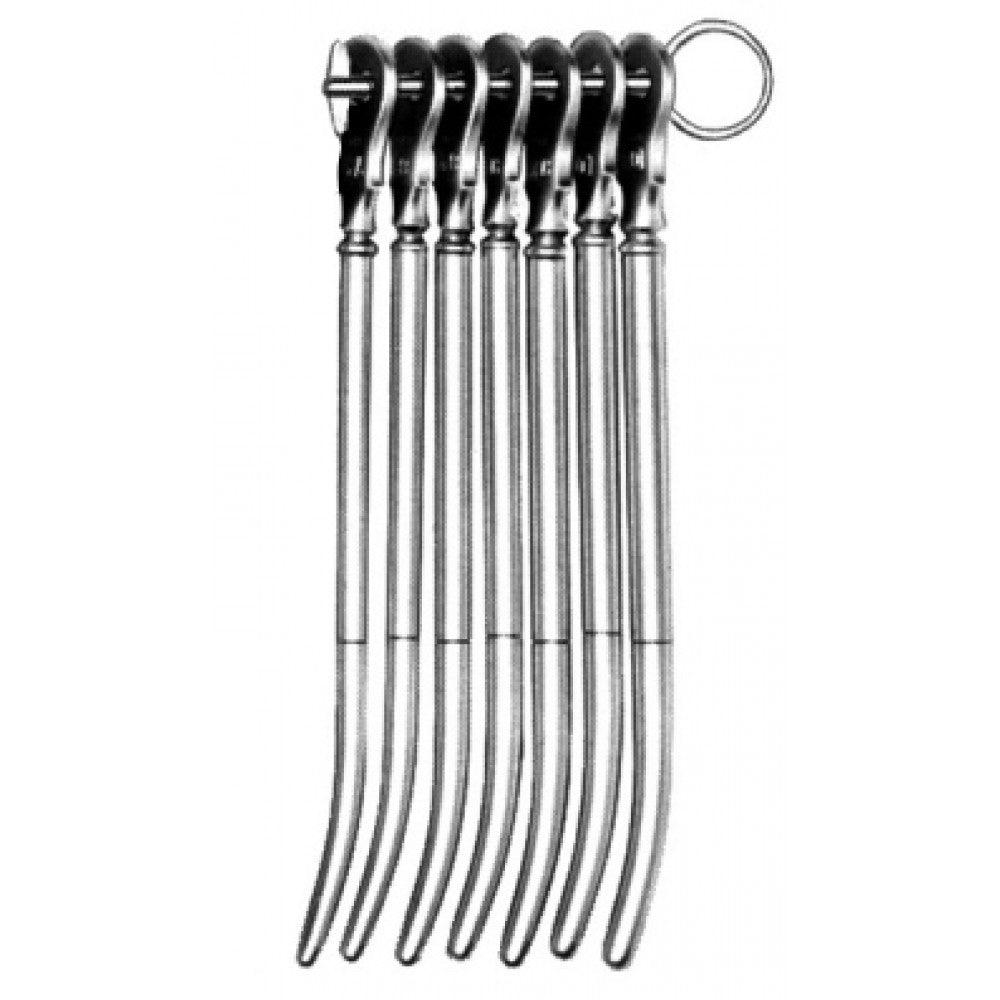 J.M.S.W.S type uterine dilator set/7, (14 to 20mm) – Surgix Instruments uterine dilators, SKU 60.0414.00