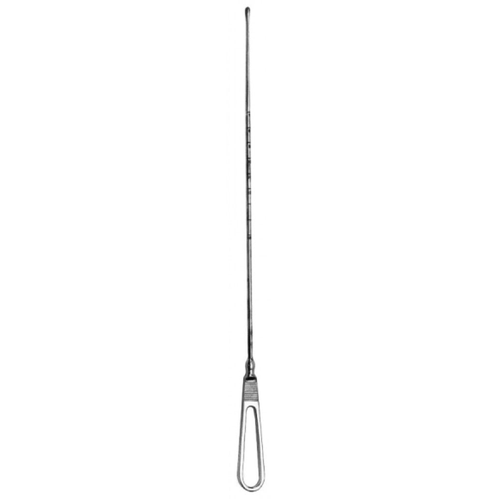 Uterine Probe sound malleable (copper) 30.5cm – Surgix Instruments uterine sounds and probes, SKU 60.0490.30