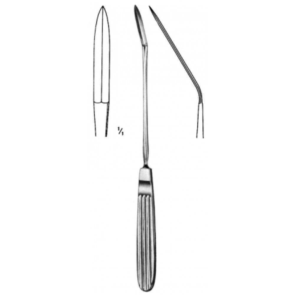 Ayre Cone Knife angled 23cm – Surgix Instruments gynaecological knives and amniotomes, SKU 60.0520.23