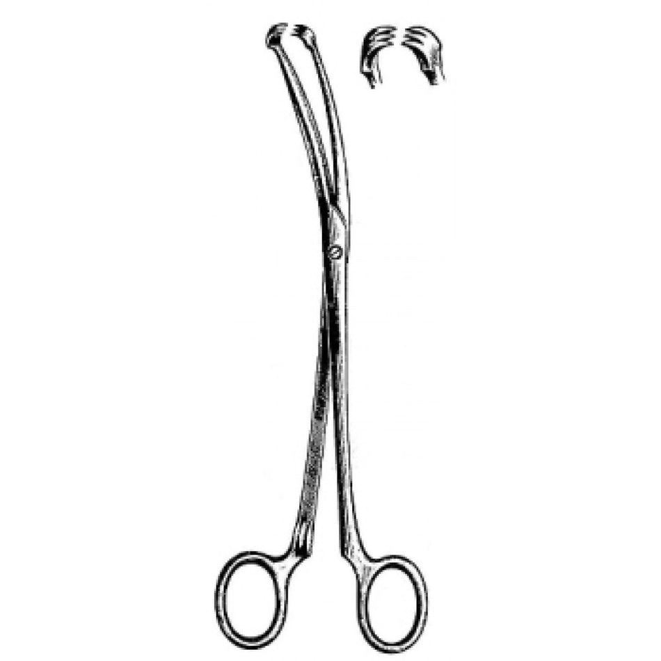 Teale Vulsellum Fcps S/J 18cm – Surgix Instruments vulsellum forceps, SKU 60.0610.18