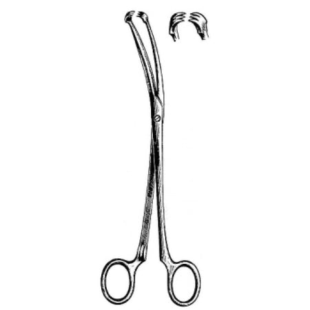 Teale Vulsellum Fcps S/J 23cm – Surgix Instruments vulsellum forceps, SKU 60.0610.23