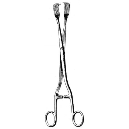 Pratt Vulsellum Fcps 28cm – Surgix Instruments vulsellum forceps, SKU 60.0668.28
