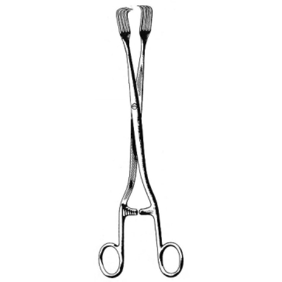 Pratt Vulsellum Fcps 28cm – Surgix Instruments vulsellum forceps, SKU 60.0668.28