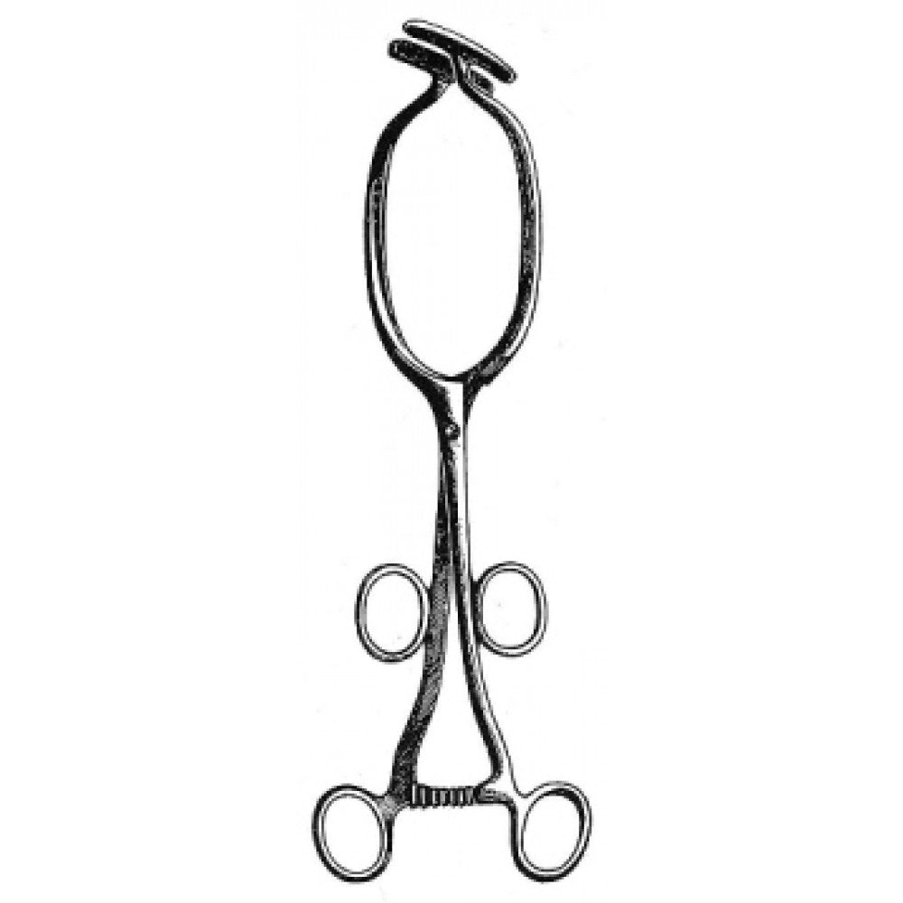 Bonney Vaginal Fcps T.shaped 27cm – Surgix Instruments uterine holding and grasping forceps, SKU 60.0674.27