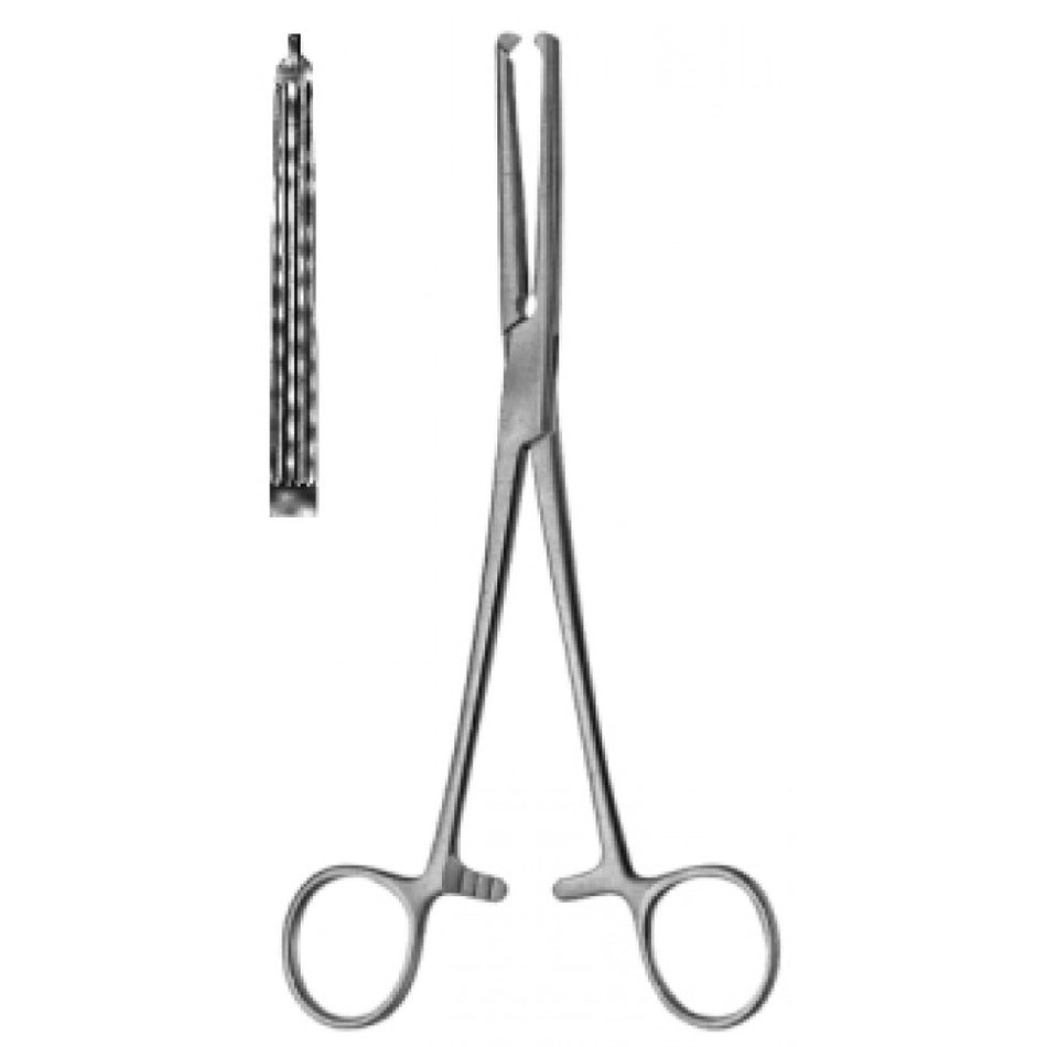 Gwilliams Hystrectomy Fcps str 1x2T, 20cm – Surgix Instruments hysterectomy instruments, SKU 60.0678.20