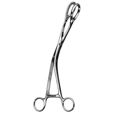 Pruesmann Uterine Elevating Fcps 27.5cm – Surgix Instruments uterine holding and grasping forceps, SKU 60.0710.27