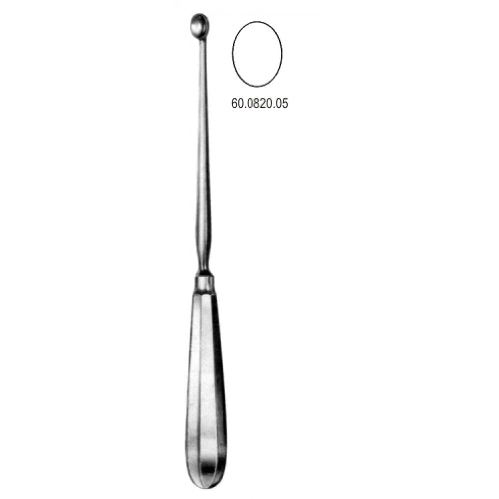 Simon Uterus Scoop Sharp 25cm – Surgix Instruments uterine curettes and scoops, SKU 60.0820.05